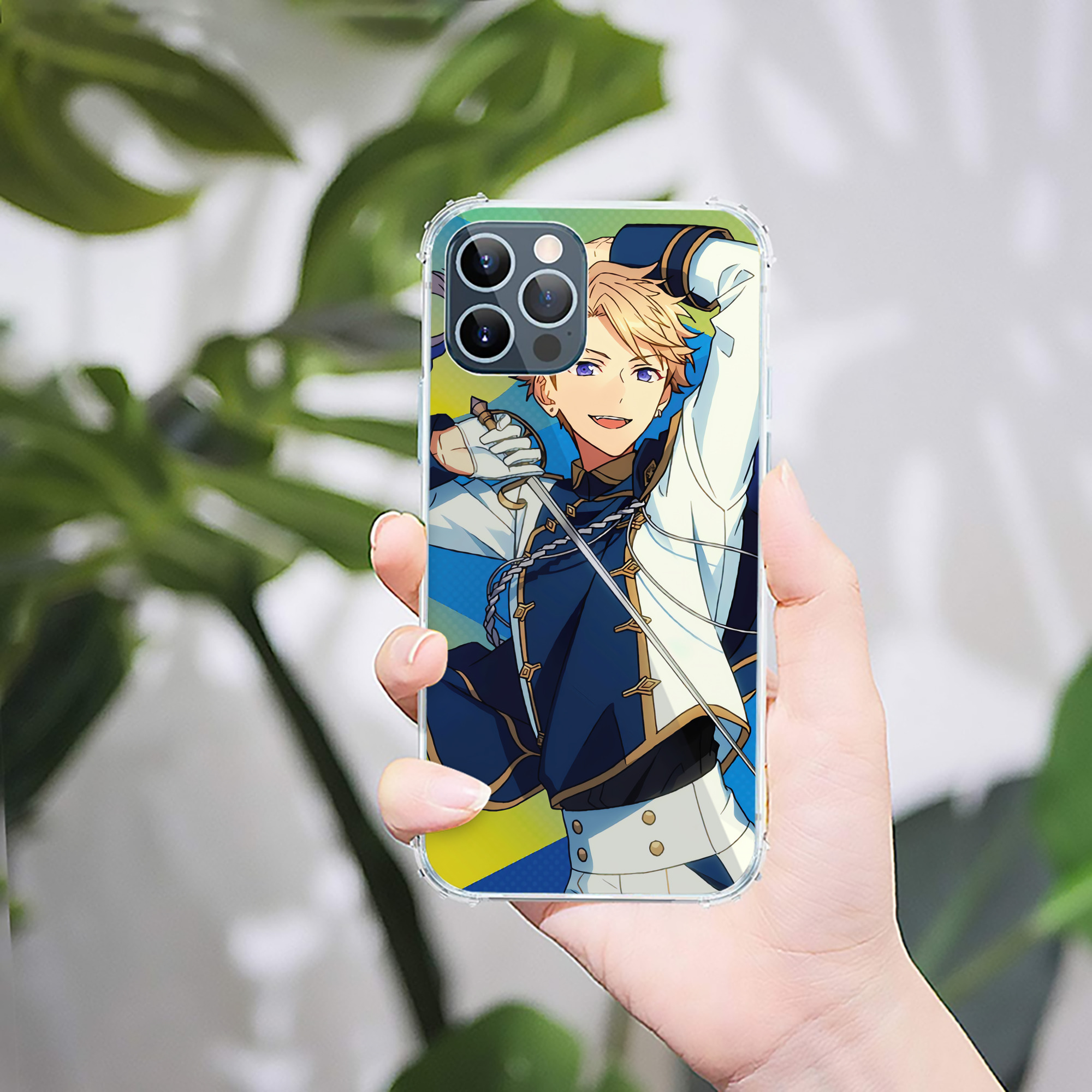 （画像用） あんさんぶるスターズ! Ensemble Stars 【iPhone 12シリーズ対応】透明スマホケース（クリアソフトケース）